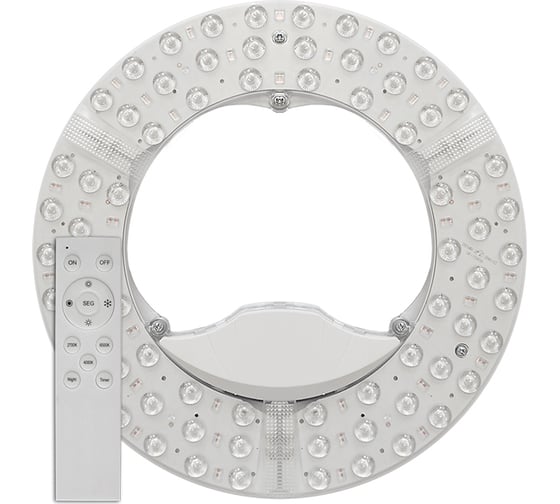 Изображение товара Светодиодный модуль высокой мощности с пультом ду IONICH для декоративных светильников тм, 60 вт, 230 в, 3000-6500 k, 285 мм, диммируемый, ip20 2087