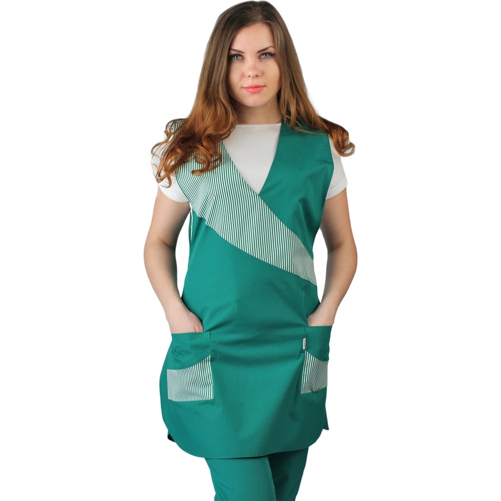 Изображение товара Женский комплект URSUS София ТОР528-115 40-42 зеленый смесовая ткань