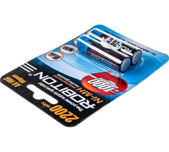 Изображение товара Аккумулятор ROBITON 2200MHAA-2 BL2 (2шт) 8791