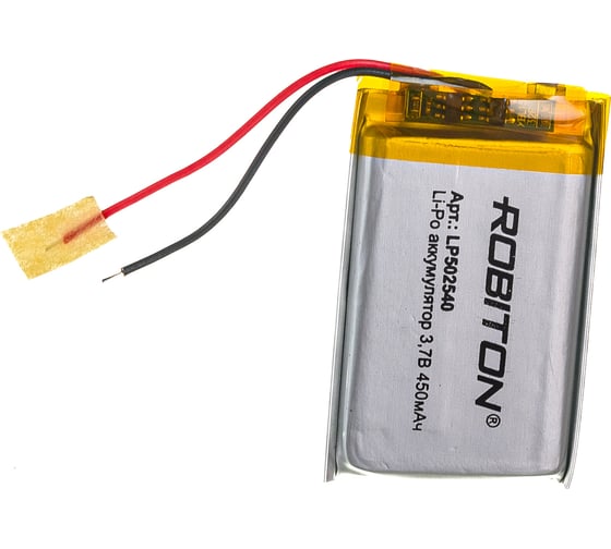 Изображение товара Аккумулятор ROBITON LP502540 3.7В 450mAh PK1 14074