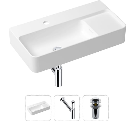 Изображение товара Накладная раковина для ванной Lavinia Boho Bathroom Sink Slim в комплекте 3 в 1 21520522