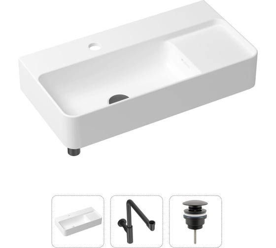 Изображение товара Накладная раковина для ванной Lavinia Boho Bathroom Sink Slim в комплекте 3 в 1 21520535
