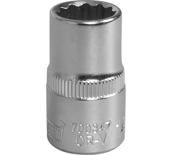 Изображение товара Головка торцевая 12 граней (14 мм; 1/2 Dr) KRAFT KT 700347