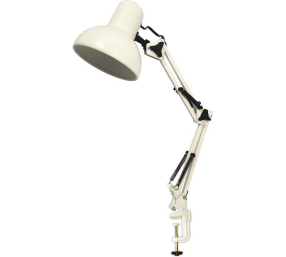 Изображение товара Светильник Трансвит МТ2001 А/С (С) на струбцине, 40Вт, без лампы, ЛОН, Е27, белый матовый ЦБ-00042906