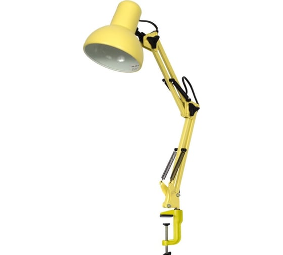 Изображение товара Светильник Трансвит МТ2001 А/С (С) на струбцине, 40Вт, без лампы, ЛОН, Е27, желтый матовый ЦБ-00042907
