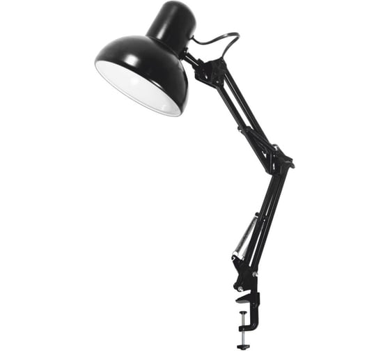 Изображение товара Светильник Трансвит МТ2001 А/С (С) на струбцине, 40Вт, без лампы, ЛОН, Е27, черный матовый ЦБ-00042905