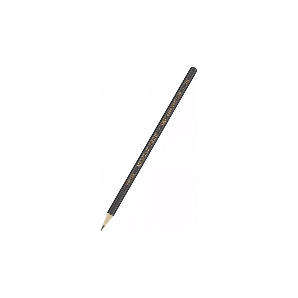 Изображение товара Графитовые заточенные карандаши Воскресенская фабрика 72 шт TМ HB Metallic shine