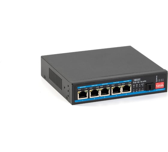 Изображение товара Коммутатор SKAT POE-5E-1S UPS 4086