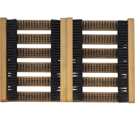 Изображение товара Щетка Пи эр браш для чистки обуви, 2 секции, придомовая 56200