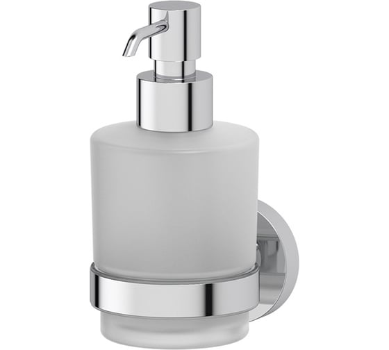 Изображение товара Держатель с дозатором жидкого мыла Artwelle матовое стекло; хром HAR 015