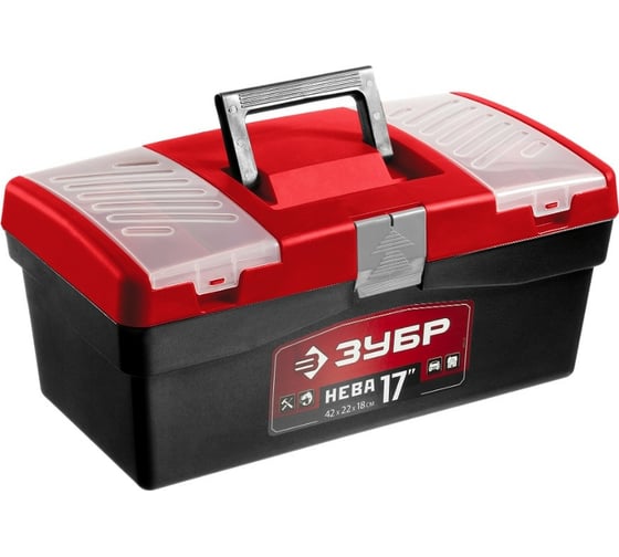 Изображение товара Пластиковый ящик для инструмента ЗУБР "НЕВА-17" 38323-17