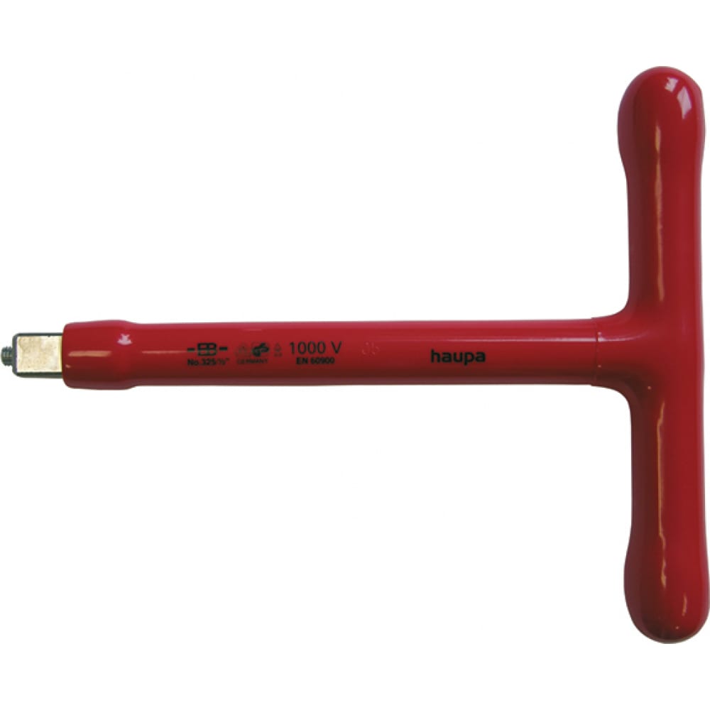 Т-образный торцовый ключ HAUPA ключ торцовый 19мм l образный сквозной 12 гранный дело техники 540019