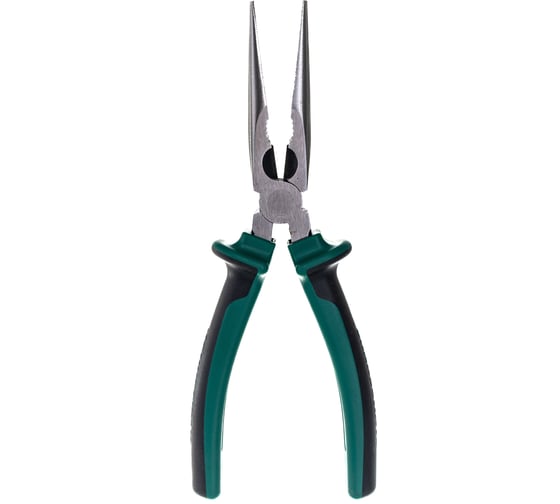 Изображение товара Длинногубцы с двухкомпонентными рукоятками 200 мм Jonnesway P1118 49404