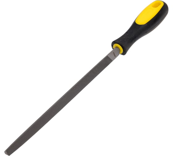 Изображение товара Трехгранный напильник с двухкомпонентной рукояткой STAYER № 2, 200мм 16603-20-2