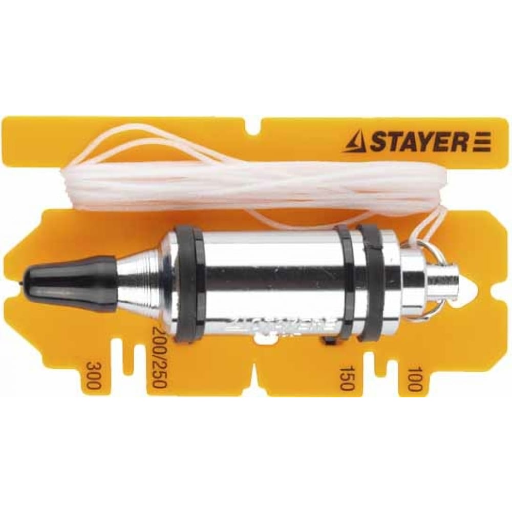 Строительный отвес STAYER отвес строительный со шнуром stayer master 0635 25 z01 250 г
