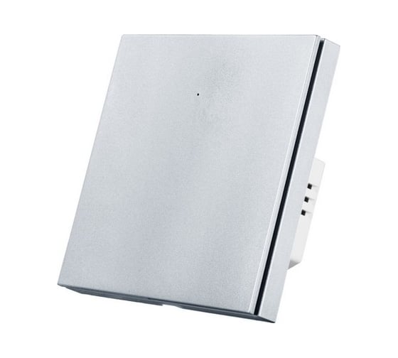 Изображение товара Однокнопочный умный выключатель Zigbee Roximo платиновый, SZBTN01-1P