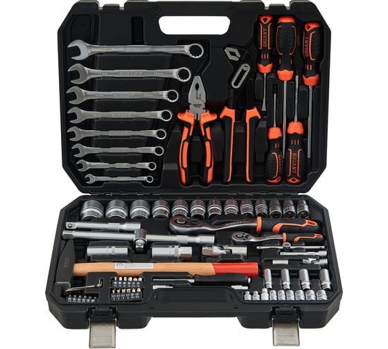 Изображение товара Набор инструментов Gigant 77 предметов, сталь Cr-V GAS 77