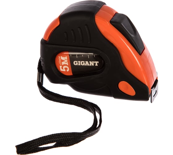 Изображение товара Рулетка Gigant 5x19мм, обрезиненная с автостопом GWA61123