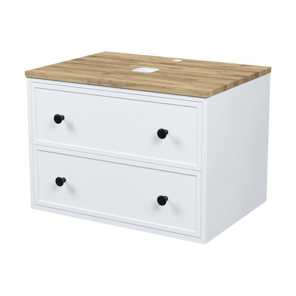 Изображение товара Подвесная тумба IDDIS Torr со столешницей 70 см белый матовый