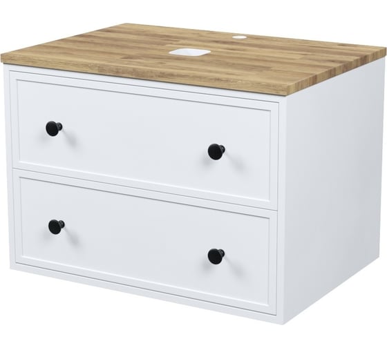 Изображение товара Подвесная тумба IDDIS Torr со столешницей, 70 см, белый матовый TOR70WBi95K