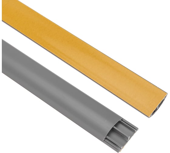 Изображение товара Напольный кабель-канал REXANT самоклеящийся, 50x12мм, серый 2 м 28-5048