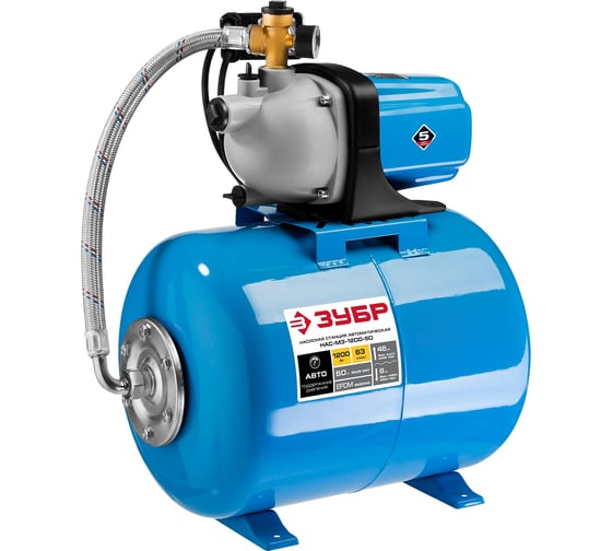 Изображение товара Насосная станция ЗУБР МАСТЕР НАС-М3-1200-50