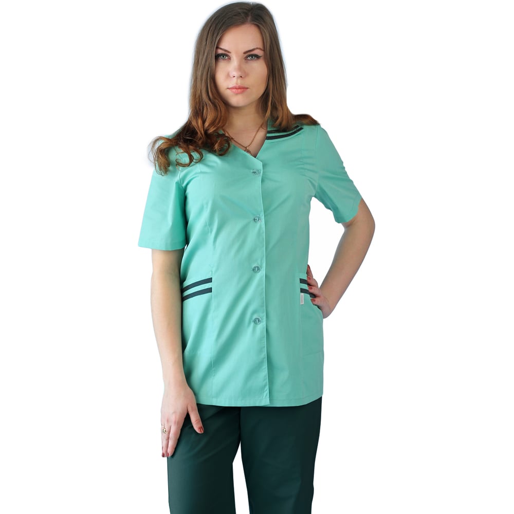 Изображение товара Женский костюм URSUS Сфера ТОР527-120 мятный/темно-зеленый 40-42