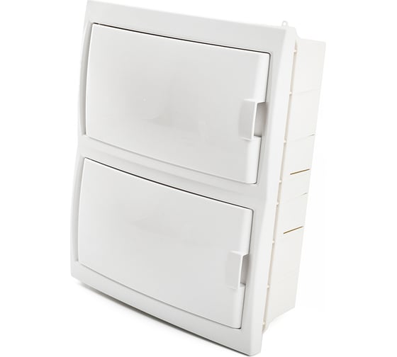 Изображение товара Встраиваемый бокс STEKKER EBX50-2/16-20 16 модулей, белый, пластик, серия Standart 49638