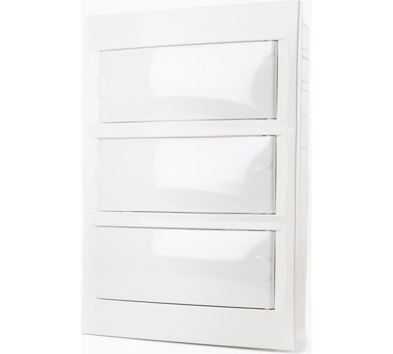 Изображение товара Встраиваемый бокс STEKKER EBX50-2/36-40 36 модулей, белый, пластик, серия Standart 49640