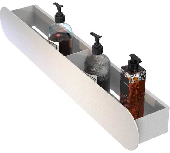 Изображение товара Полка Граф Держалкин Round mono 60x9.2x9 белая Fl-ro-m60-б