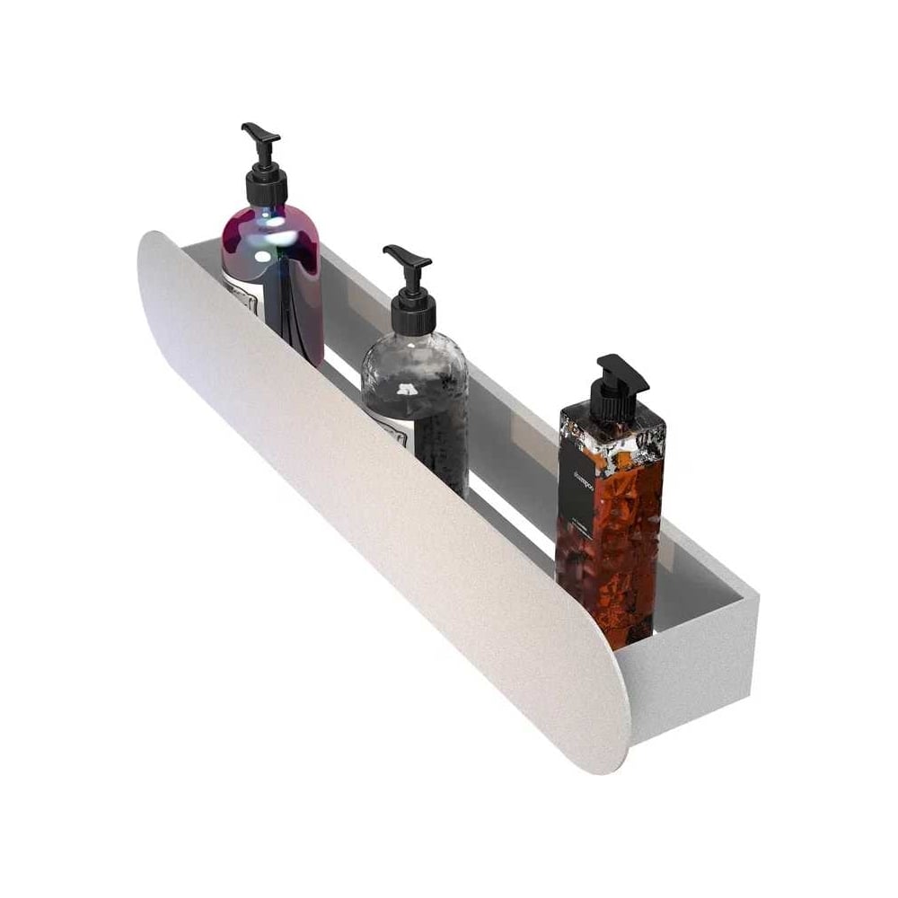 Изображение товара Round mono белая настенная полка 500x92x90 мм