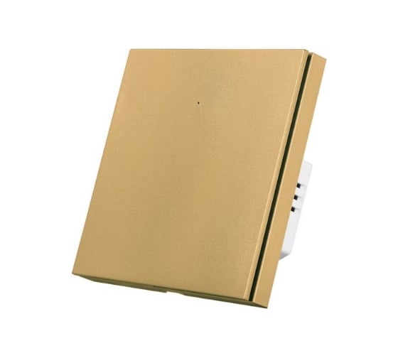 Изображение товара Однокнопочный умный выключатель Zigbee Roximo золотой, SZBTN01-1G