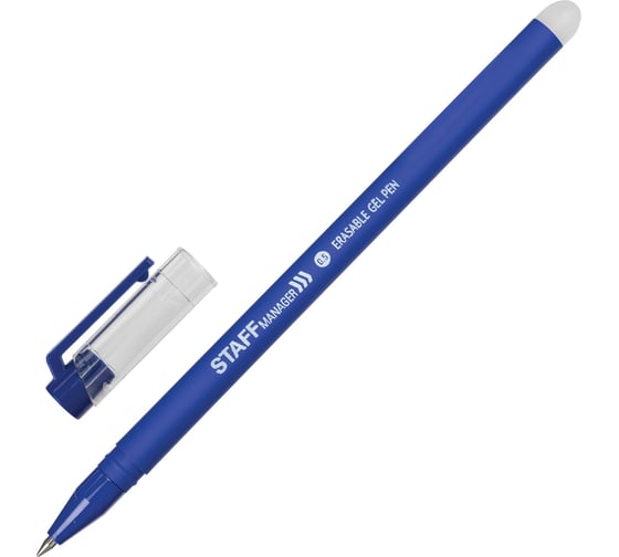 Изображение товара Стираемая гелевая ручка Staff erase, синяя, комплект 12 штук, линия письма 0,35 мм 880735