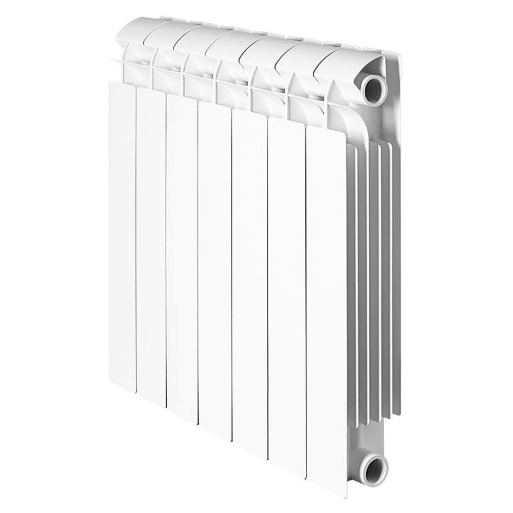 Биметаллический радиатор отопления Global, цвет белый