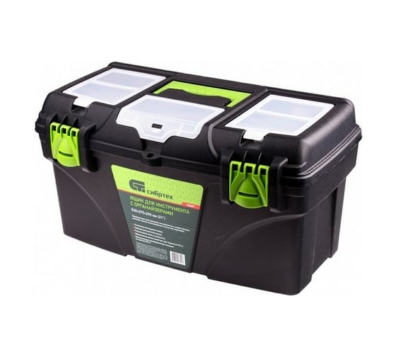 Изображение товара Ящик для инструментов 21”, с органайзерами СИБРТЕХ 90809