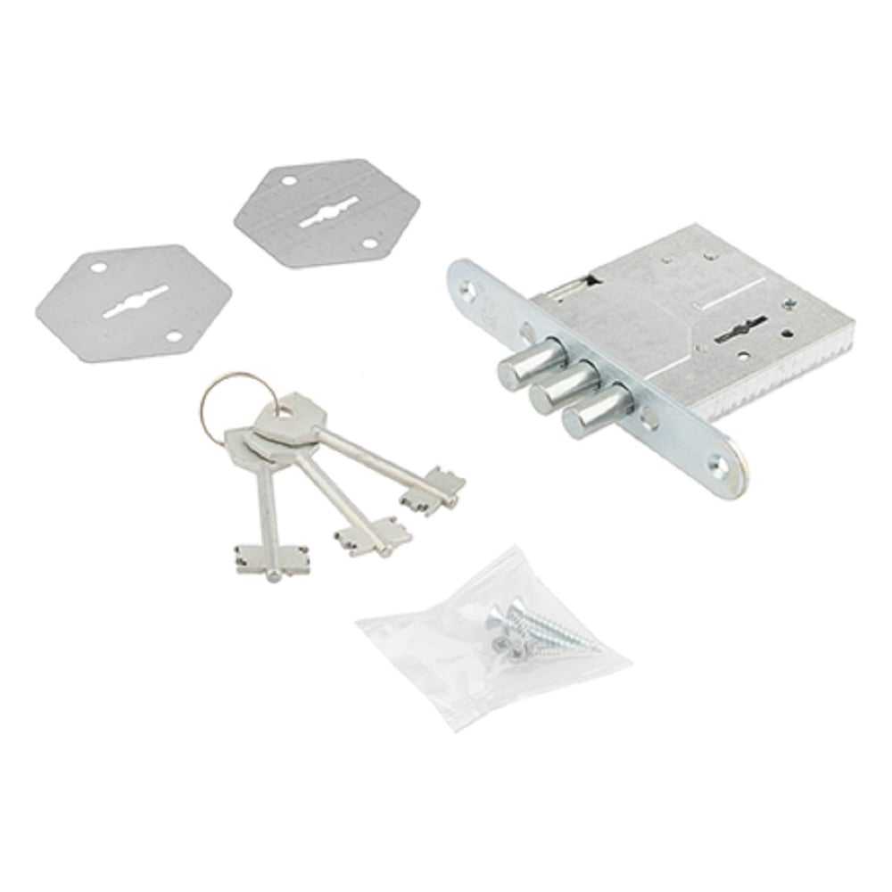 Изображение товара Врезной замок BORDER 76601-ЗВ8-4С/13 для деревянных и металлических дверей, хром