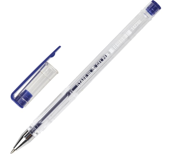 Изображение товара Гелевая ручка Staff basic gp-789, синяя, комплект 50 штук, линия письма 0,35 мм 880415