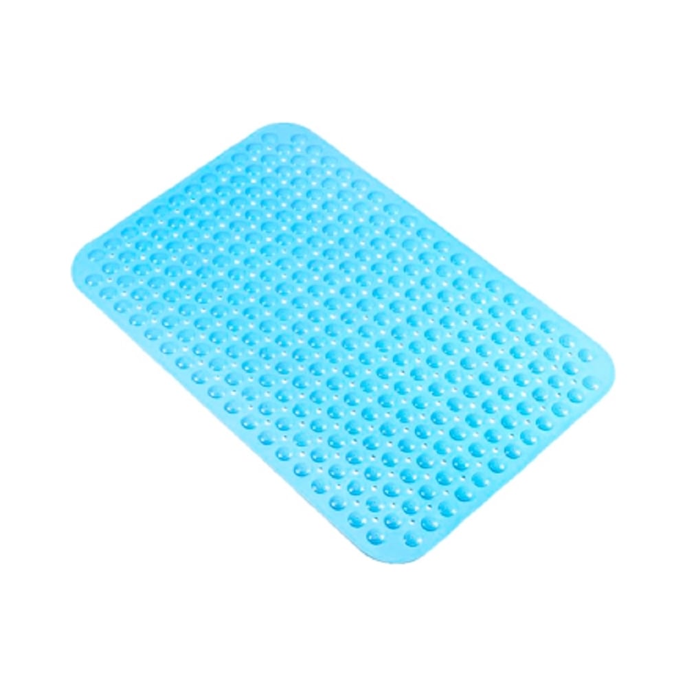 Изображение товара Коврик в ванную SanTrade ПВХ массажный 78 см х 45 см голубой