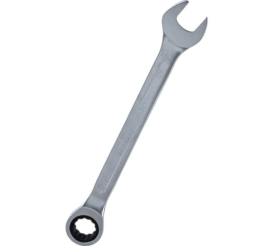 Изображение товара Комбинированный ключ с храповым механизмом, холодная штамповка 17мм Cr-V KRAFT KT 700738