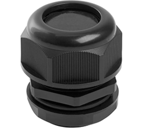 Изображение товара Сальник STEKKER mg40 диаметр проводника 24-30 мм , ip68, чёрный, 20 шт в упак, 49455