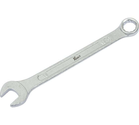 Изображение товара Комбинированный ключ, холодная штамповка 12 мм Cr-V KRAFT KT 700506
