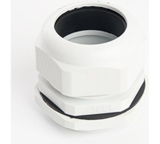 Изображение товара Сальник STEKKER pg48 диаметр проводника 37-44 мм , ip54, серый (diy упаковка 1 шт), 49385