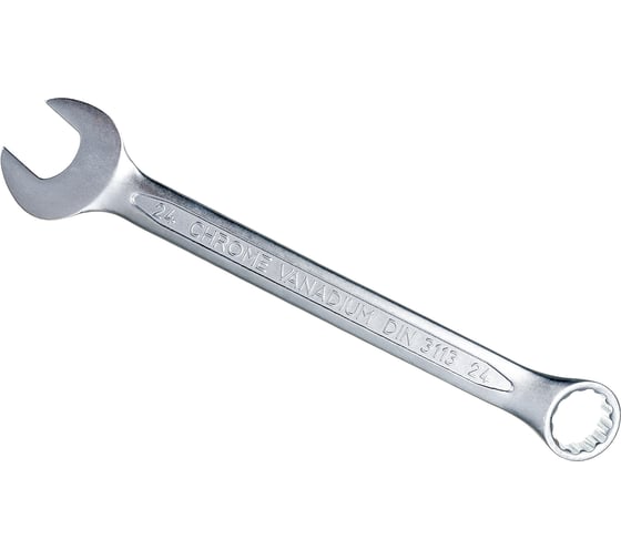 Изображение товара Комбинированный ключ, холодная штамповка 24 мм Cr-V KRAFT KT 700518