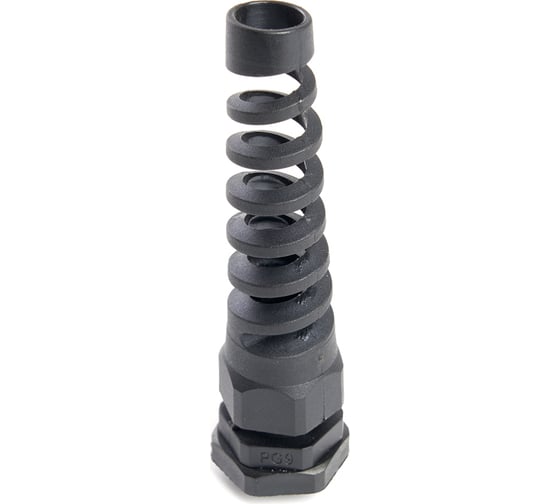 Изображение товара Сальник STEKKER с гибким отводом pg9s диаметр проводника 4-8 мм , ip54, черный, 100 шт в упак, 49492