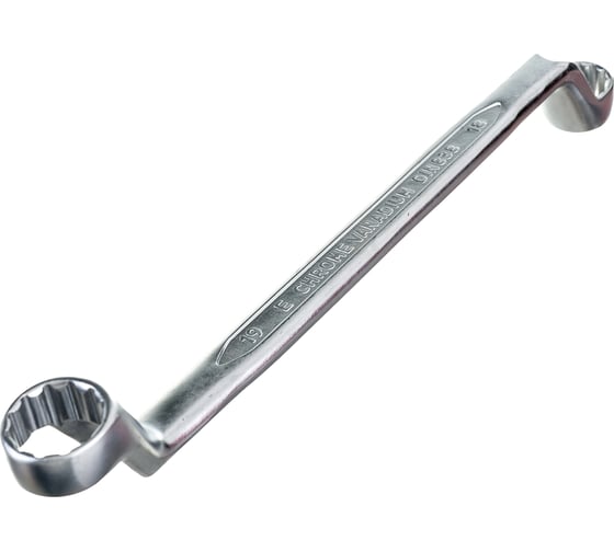 Изображение товара Накидной ключ 18*19мм Cr-V холодный штамп KRAFT KT 700544