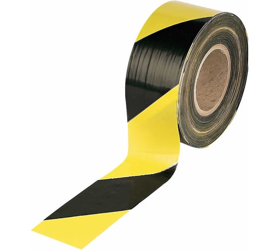 Изображение товара Оградительная лента Протэкт Стандарт 250 п.м., 75мм, Желто-черная ЛО-250/75 Ст ж/ч