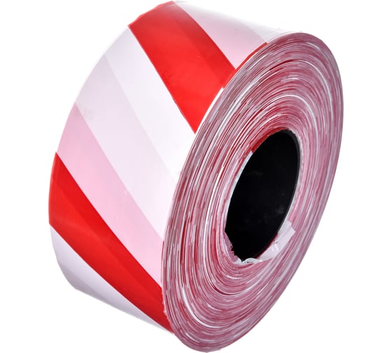 Изображение товара Оградительная лента Протэкт Стандарт 500 п.м.,75мм, Бело-красная ЛО-500/75 Ст б/кр