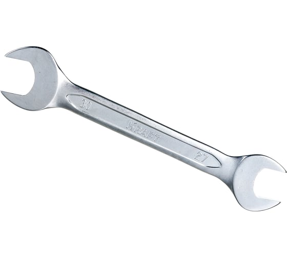 Изображение товара Рожковый ключ 27*30мм Cr-V холодная штамповка KRAFT KT 700536