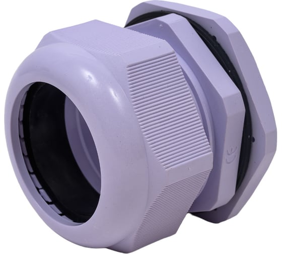 Изображение товара Сальник STEKKER pg48 диаметр проводника 37-44 мм , ip54, серый, 5 шт в упак, 49373