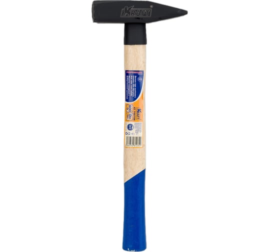 Изображение товара Слесарный молоток с деревянной рукояткой 600 г KRAFT KT 700706